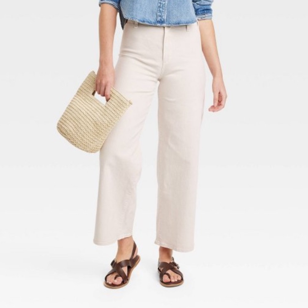 High-Rise Sailor Wide Leg Jeans
